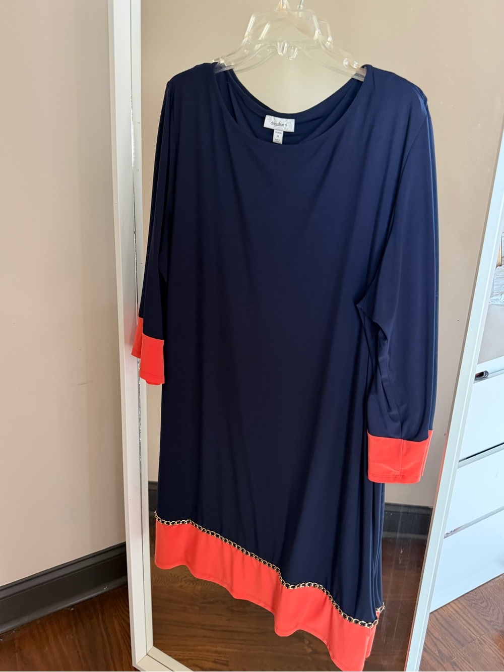 Dress barn navy dress